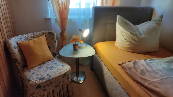 Einbettzimmer zum Wohlfühlen